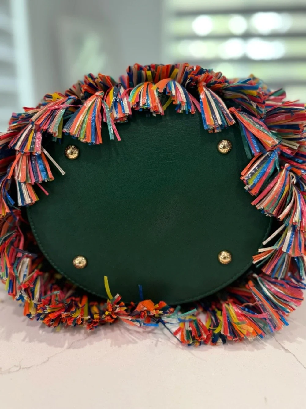 💥Dolce Gabbana 2013 “Sicilia” Runway Collection Bag multicolor raffia fringe💥 - Picture 4 of 14